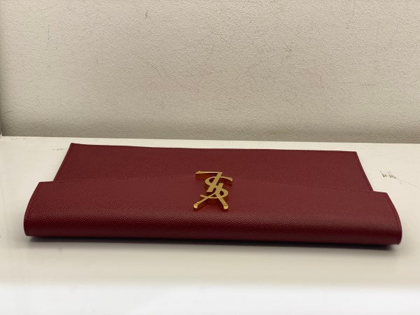 YSL Red Uptown Pouch-Pouch-YSL-The Closet Egypt