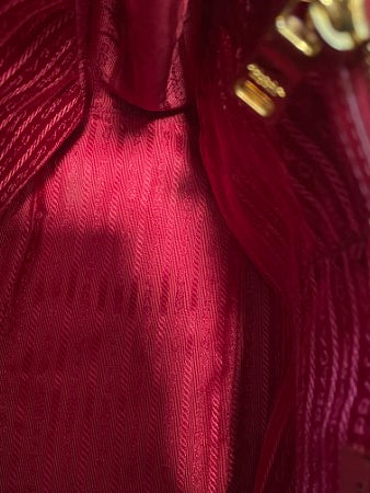 Prada Red Vernice Vertical Tote Bag-handbag-Prada-The Closet Egypt