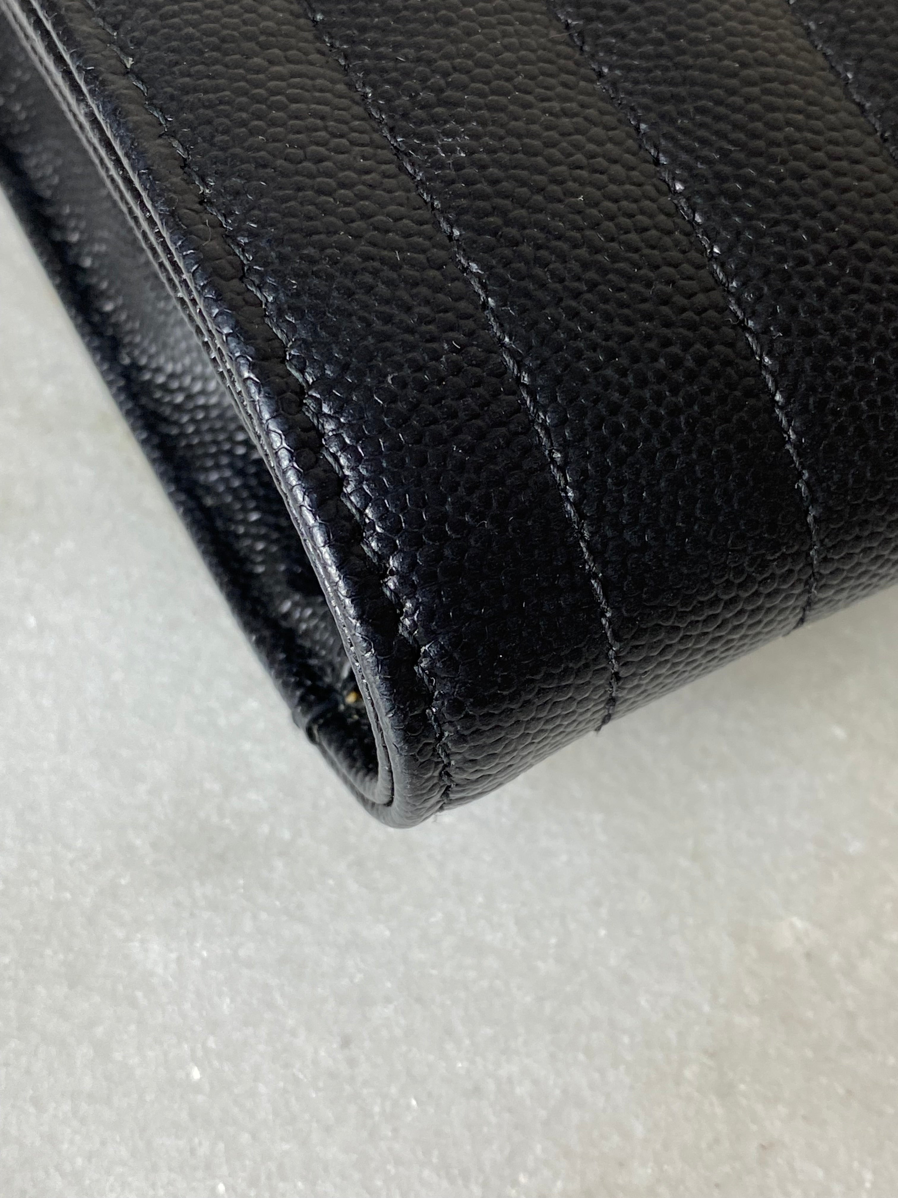 YSL Black Envelope Classic Pouch-Pouch-YSL-The Closet Egypt