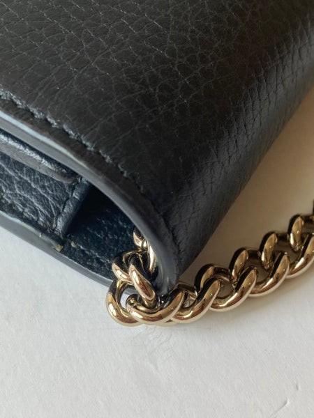 Gucci Black Interlocking WOC-Wallet Chain-Gucci-The Closet Egypt