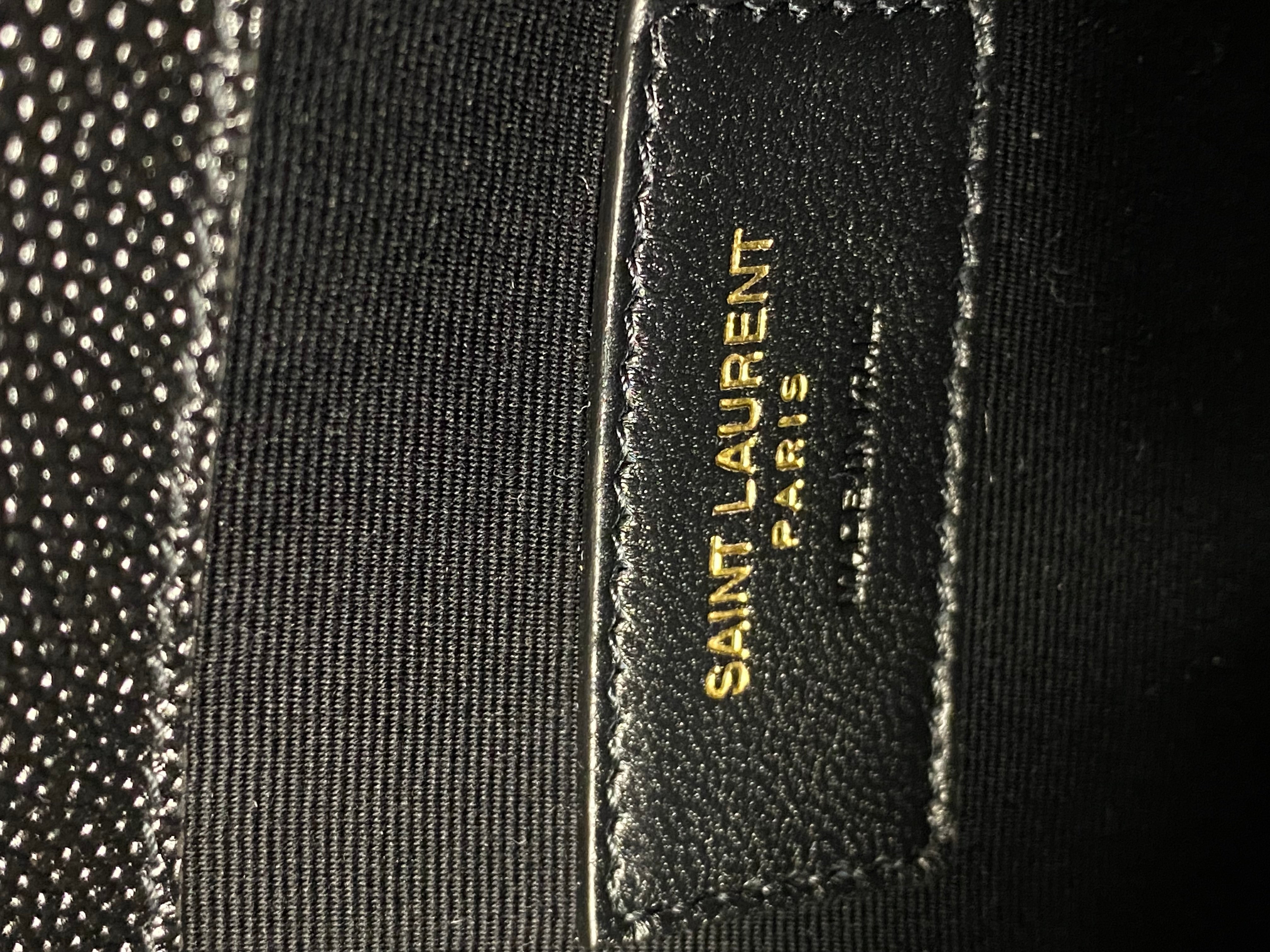 YSL Black Uptown Pouch-Pouch-YSL-The Closet Egypt