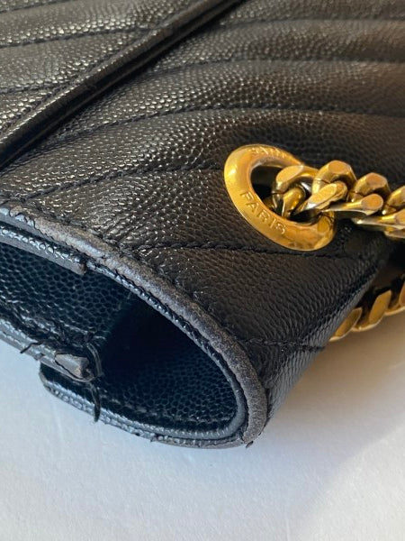 YSL Black Monogram Satchel Shoulder Bag-handbag-YSL-The Closet Egypt