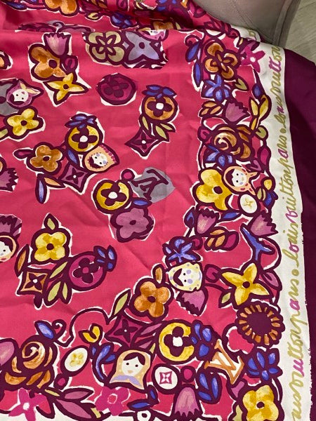 Louis Vuitton Bicolor Monogram Silk Scarf-Scarf-Louis Vuitton-The Closet Egypt