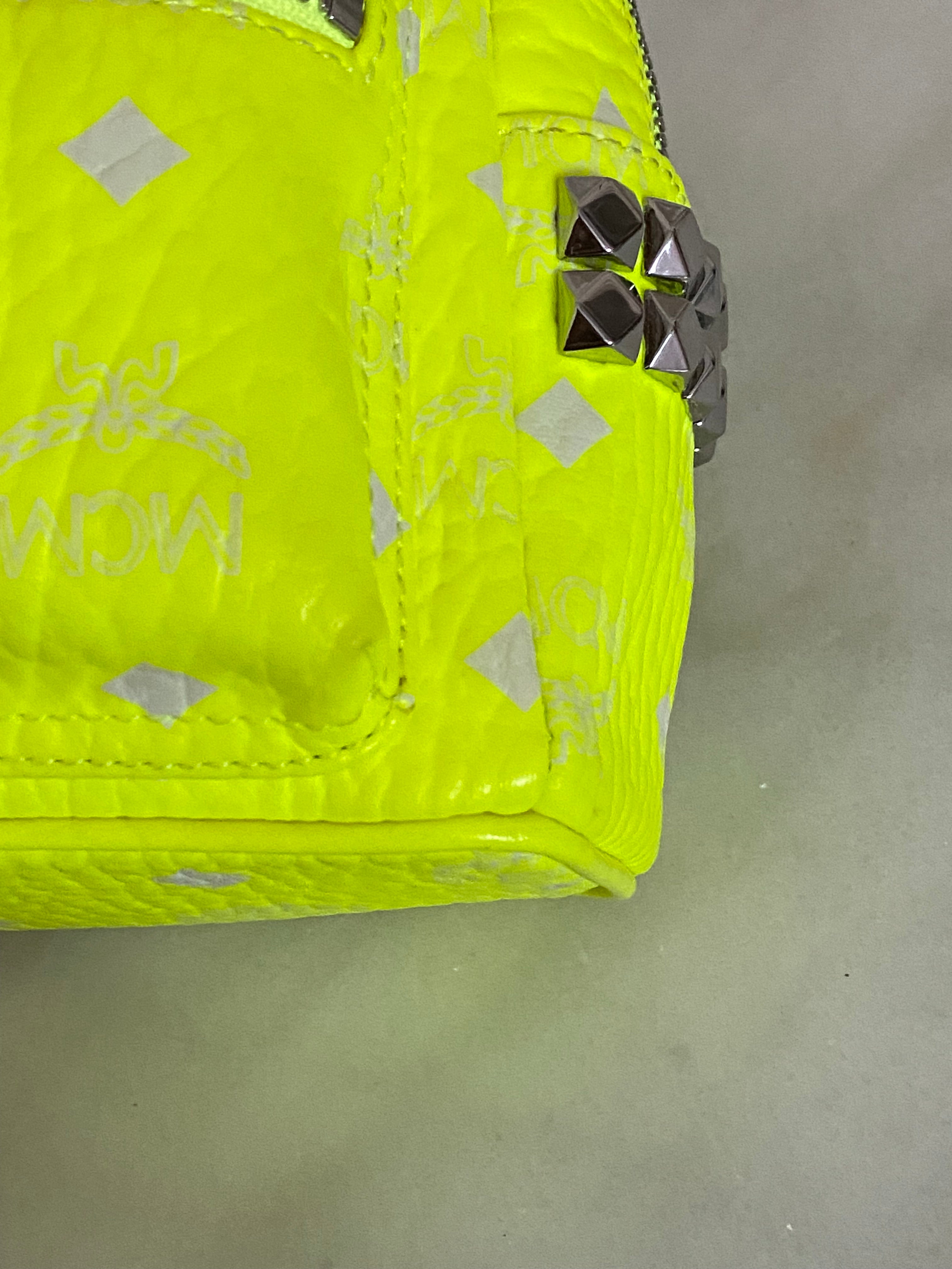 MCM Green Lemon Backpack and Crossbody Bag-Backpack-MCM-The Closet Egypt