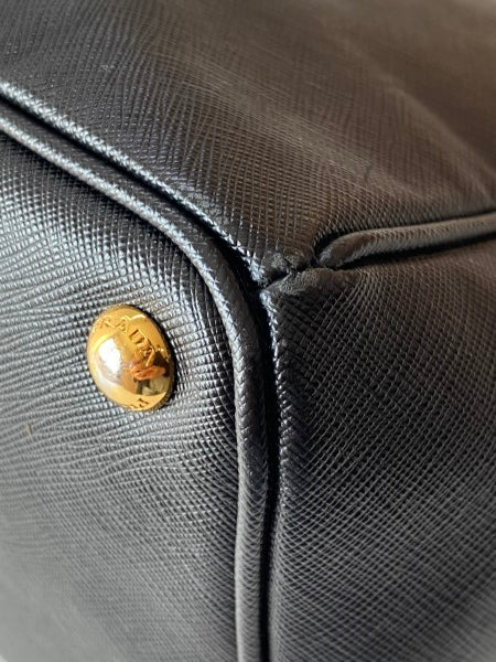 Prada Black Saffiano Galleria Large Tote Bag-handbag-Prada-The Closet Egypt