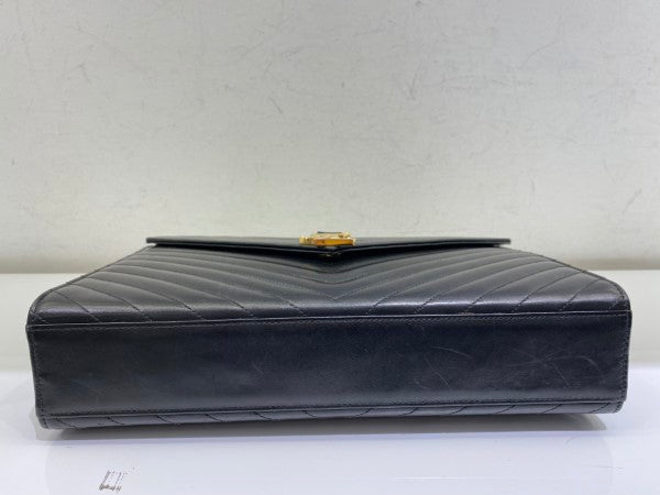 YSL Black Envelope Large Bag-handbag-YSL-The Closet Egypt