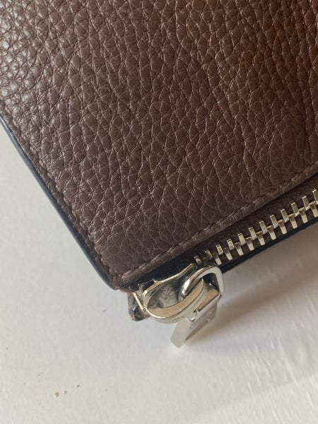 Prada Brown Vitello Daino Shoulder Bag-handbag-Prada-The Closet Egypt