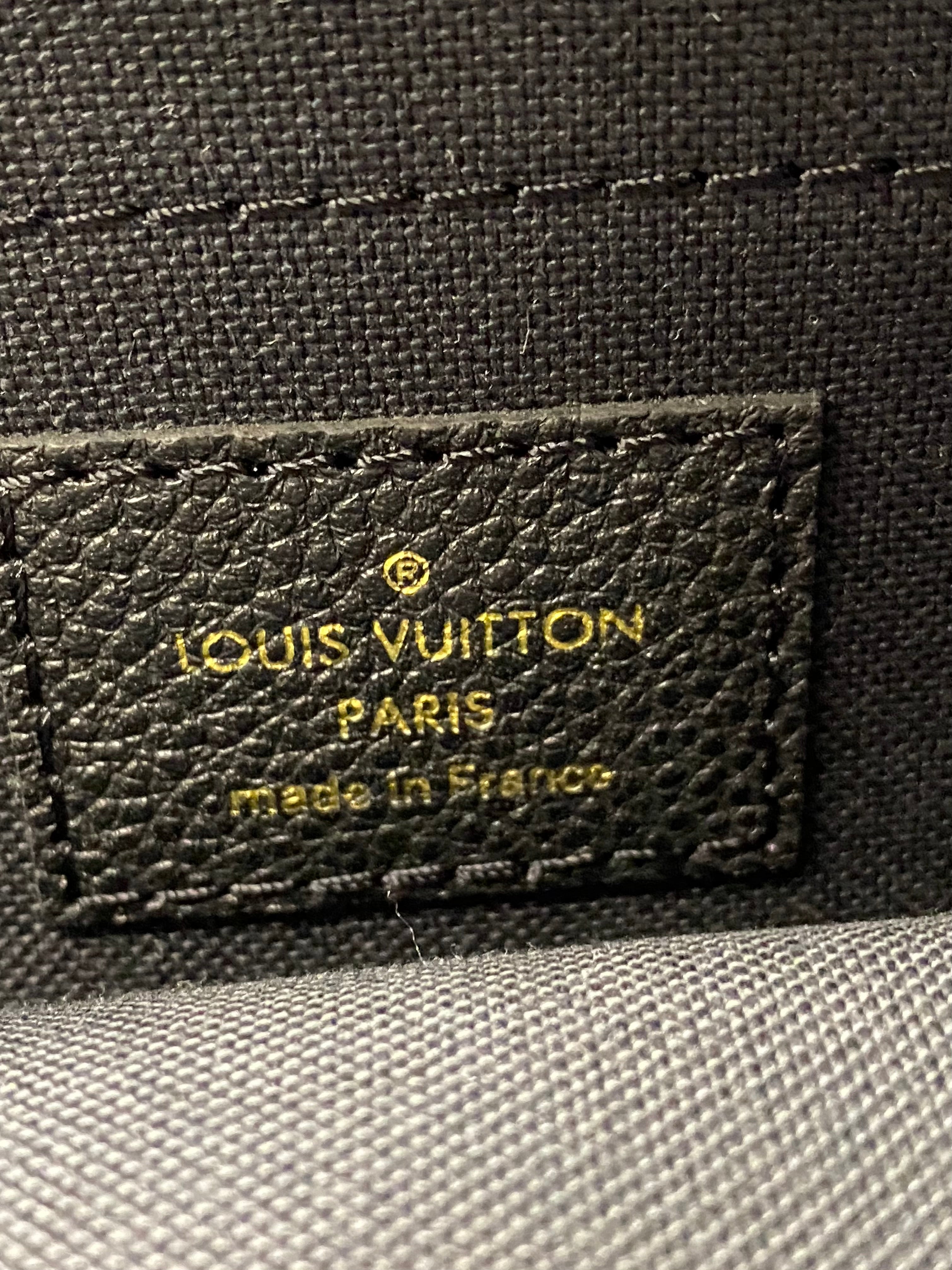 Louis Vuitton Black Daily Empreinte Zip Clutch