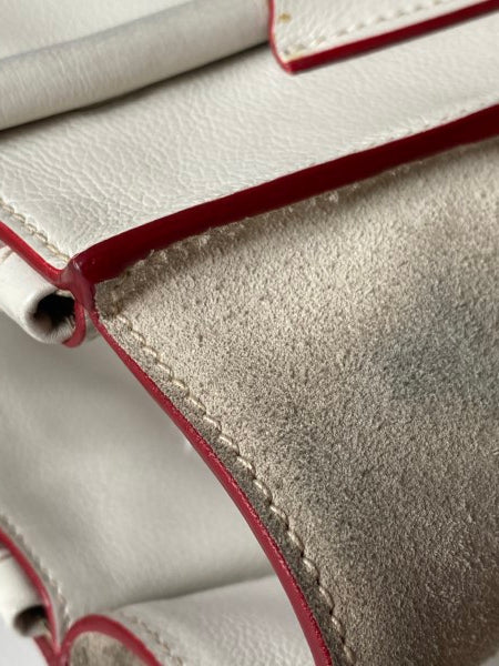 Prada White Twin Pocket Tote Bag-handbag-Prada-The Closet Egypt