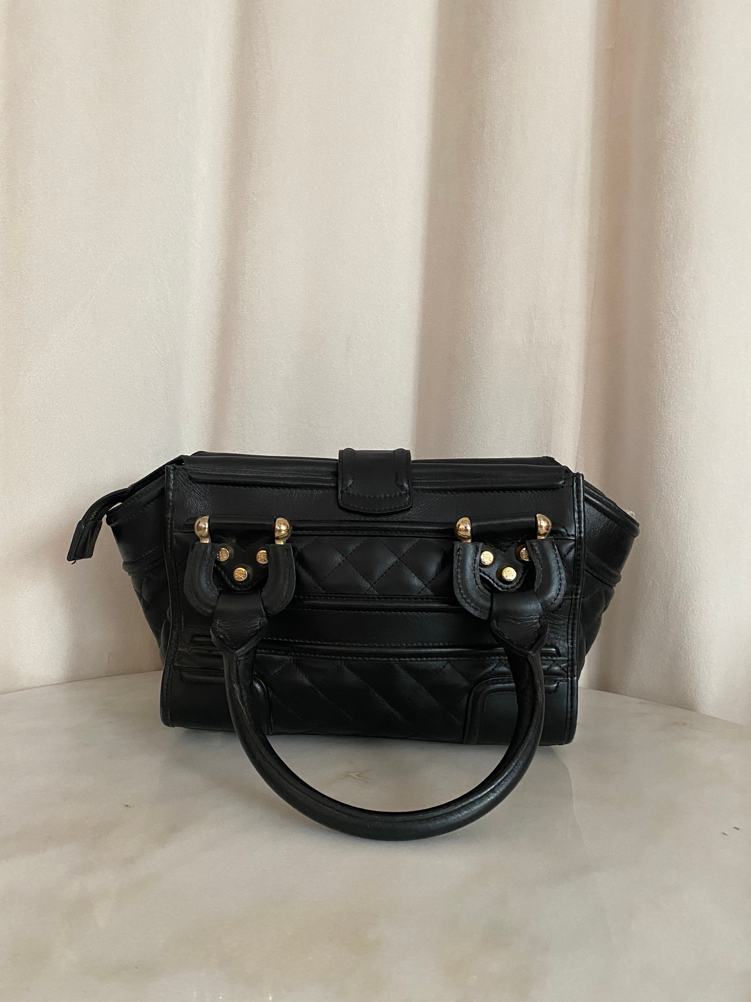 Burberry Black Mini Monor Tote Bag-handbag-Burberry-The Closet Egypt