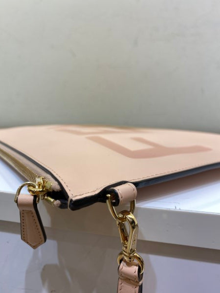 Fendi Bicolor Flat Roma Clutch-Clutch-Fendi-The Closet Egypt