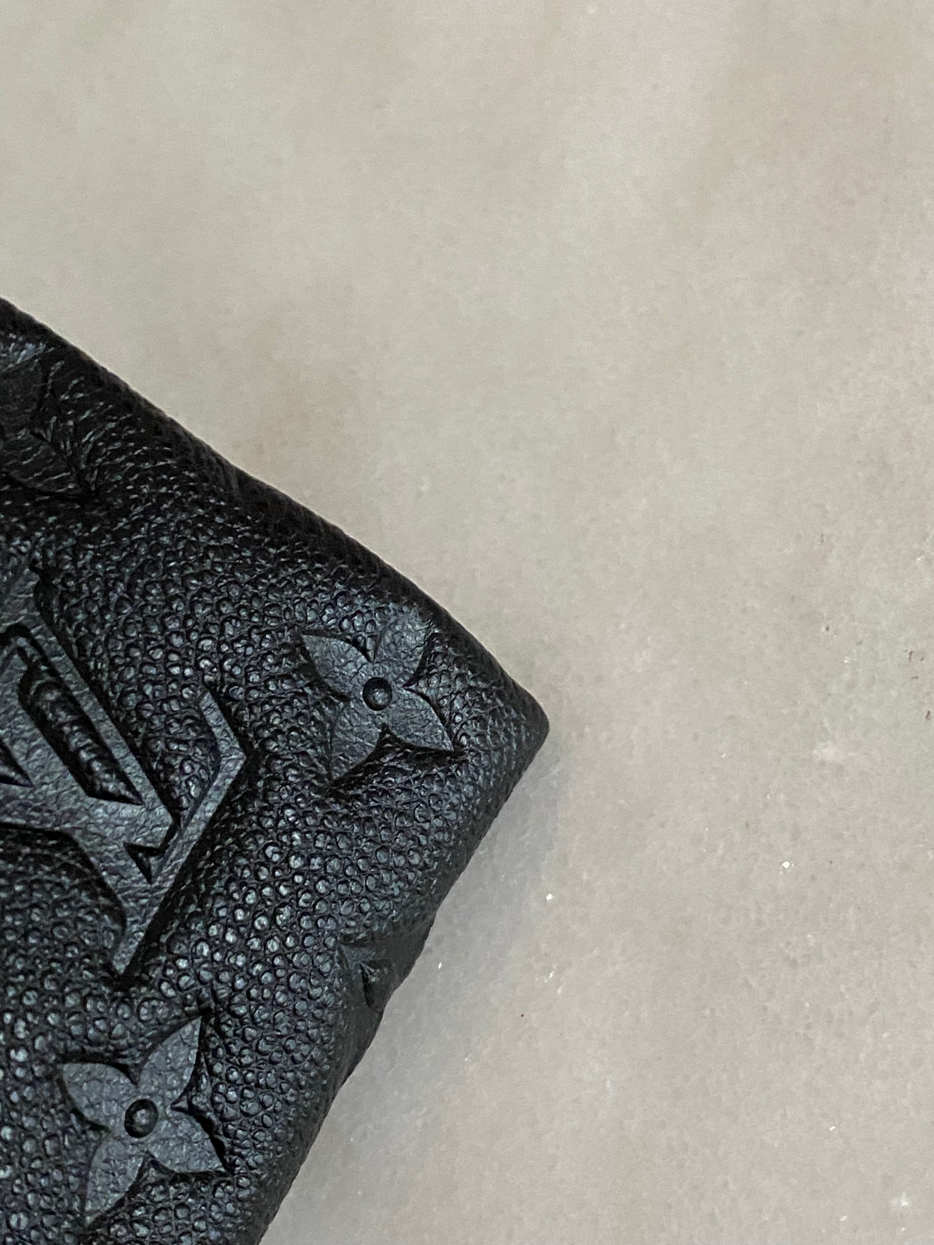 Louis Vuitton Black Monogram Empreinte Daily Pouch-Pouch-Louis Vuitton-The Closet Egypt