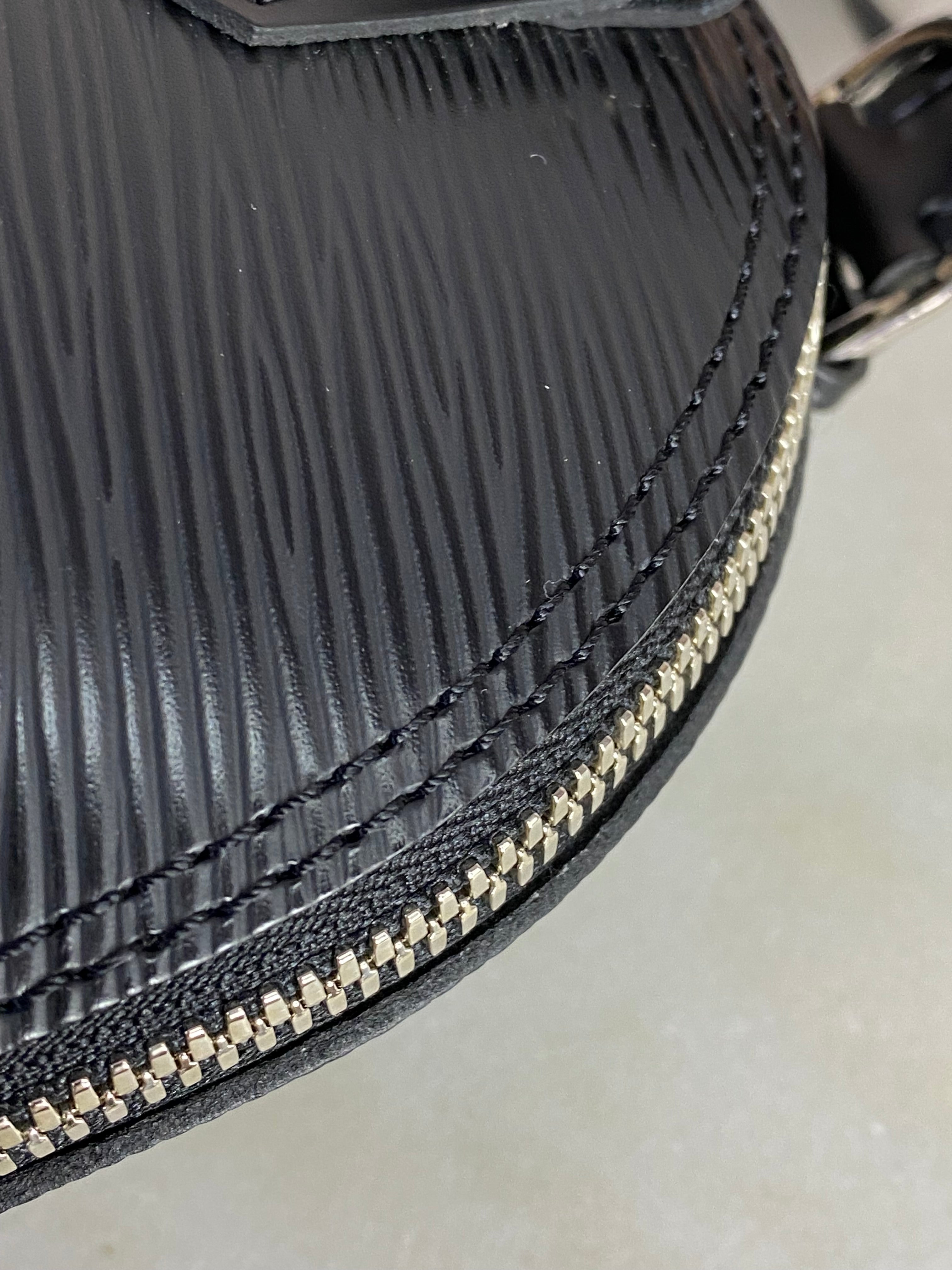 Louis Vuitton Black Epi Alma BB Bag