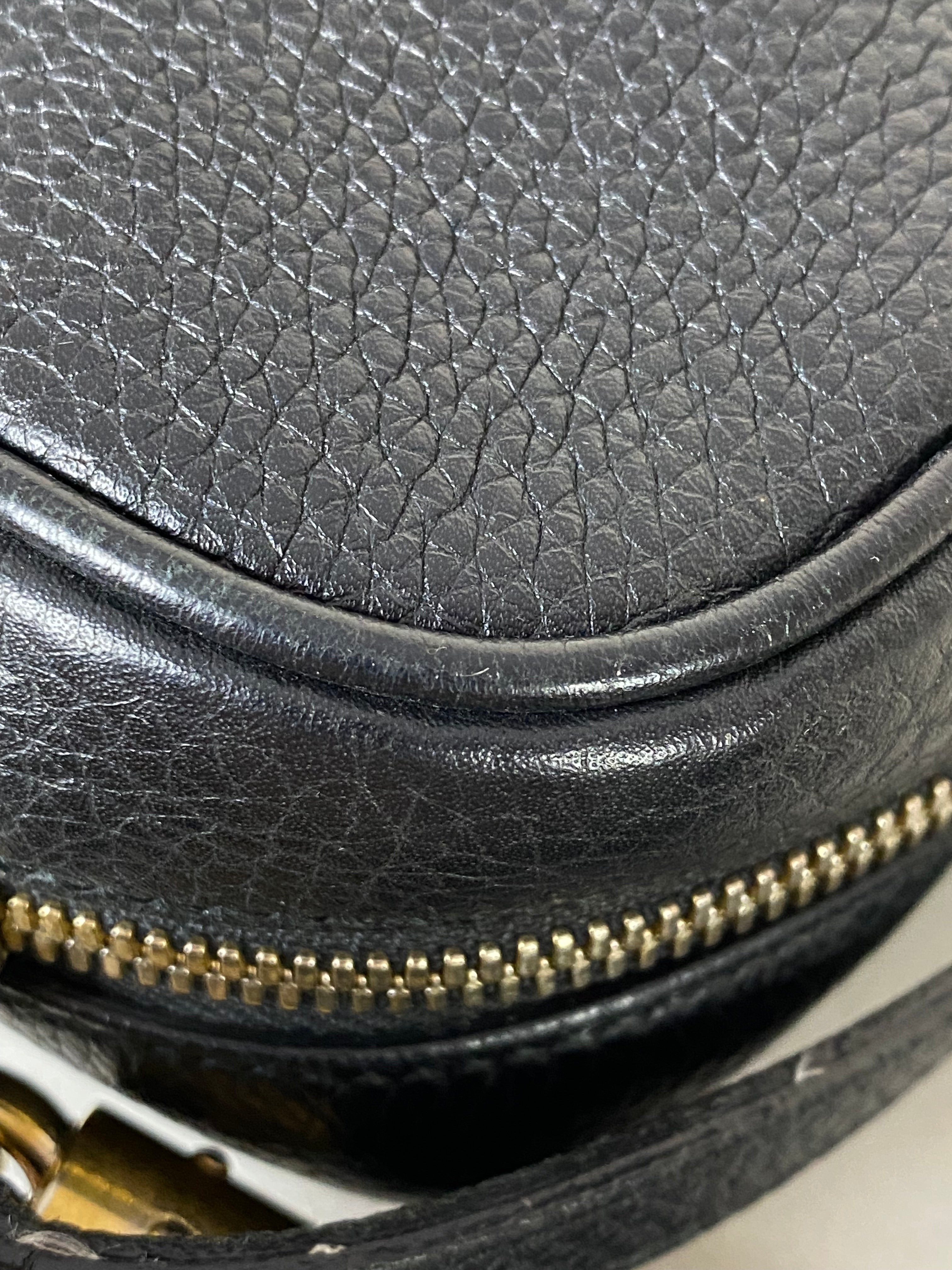 Gucci Black Soho Disco Camera Crossbody Bag