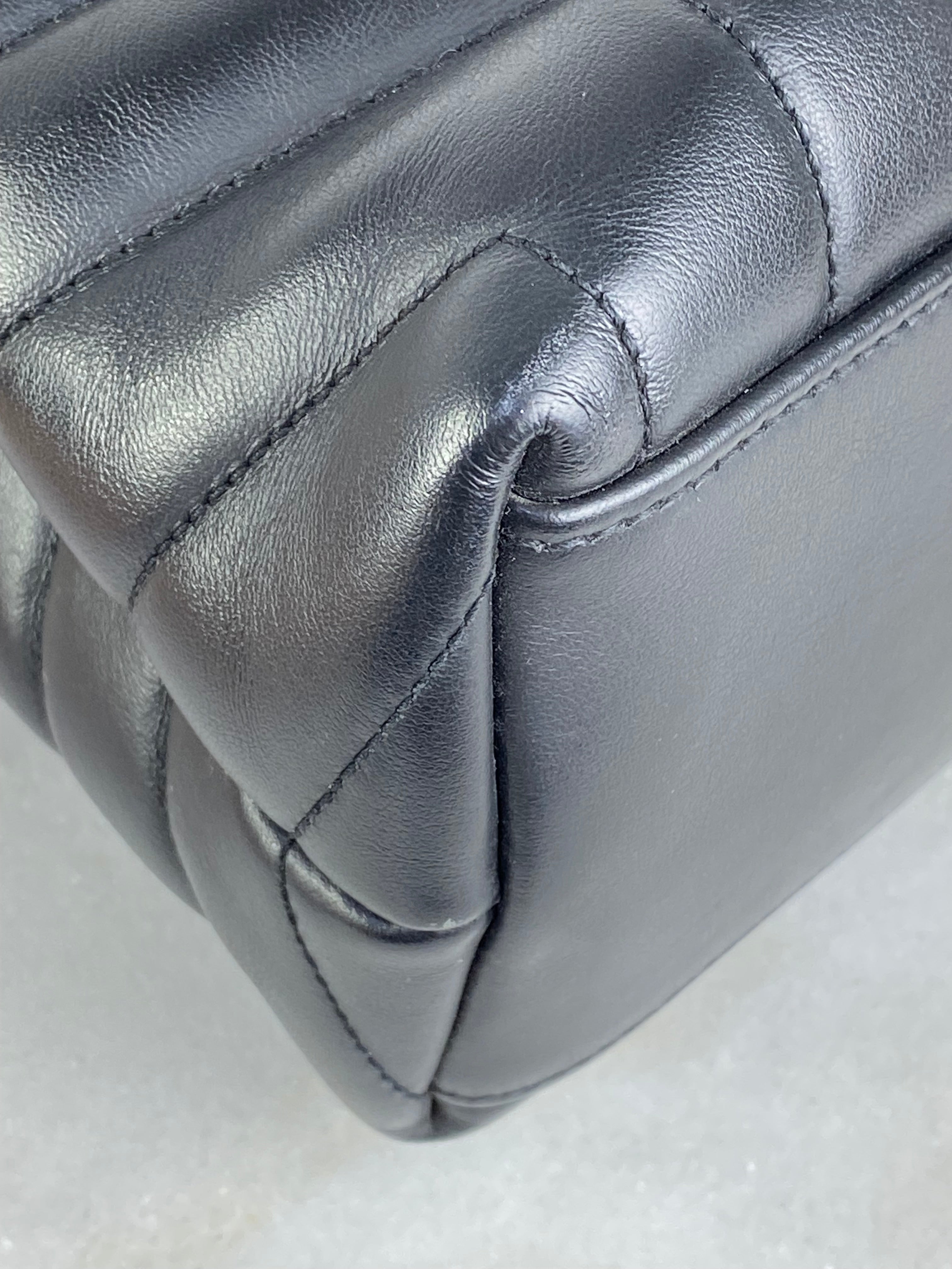 YSL Black Loulou Medium Bag