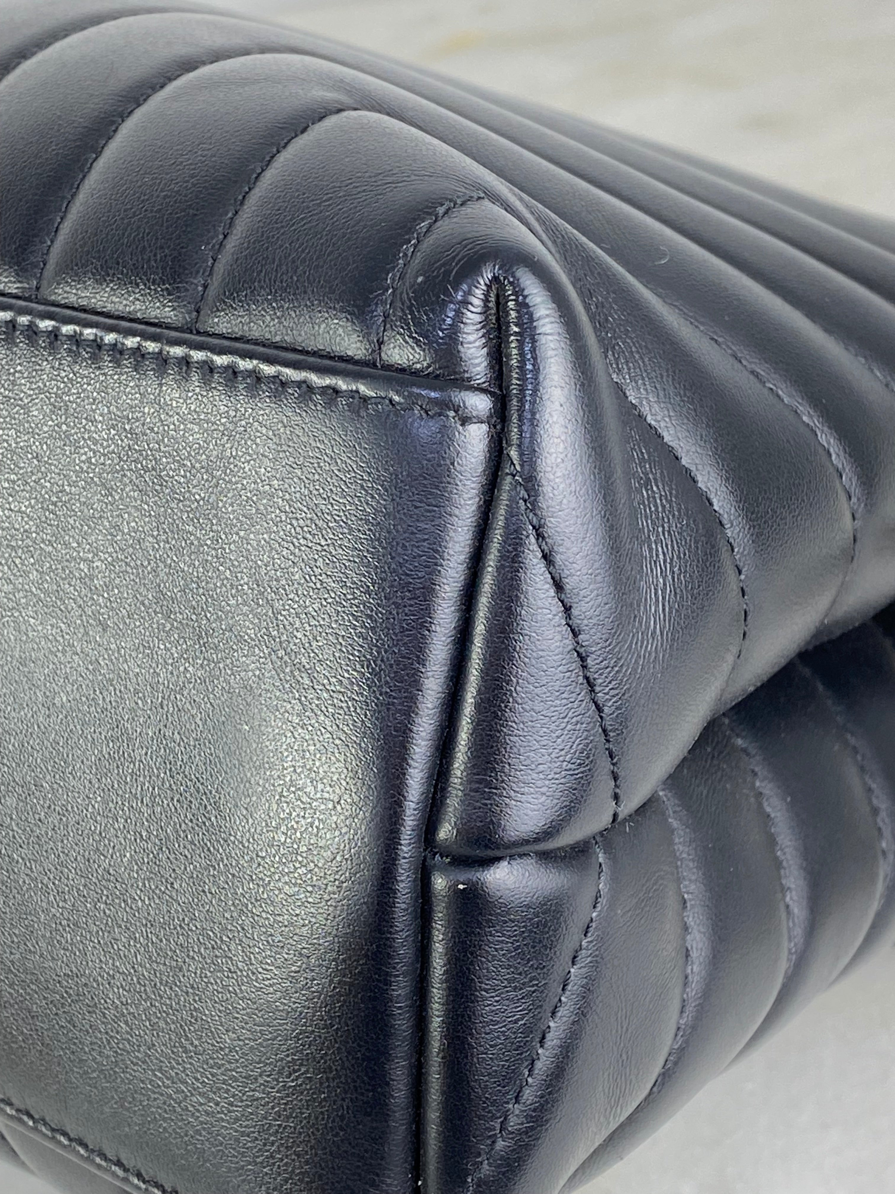 YSL Black Loulou Medium Bag