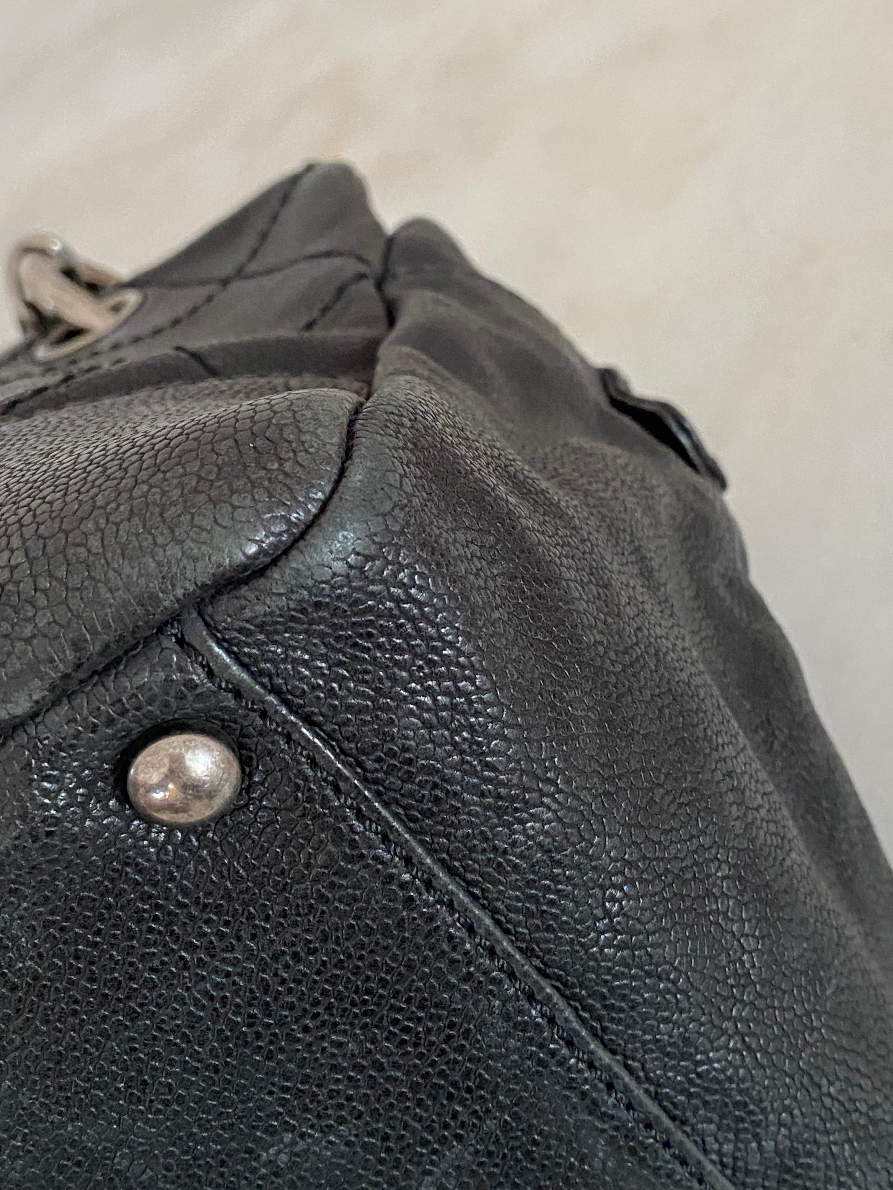 Chanel Black Distressed Outdoor Ligne Bag-handbag-Chanel-The Closet Egypt