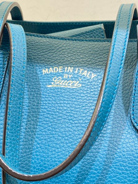 Gucci Blue Swing Shoulder Bag-handbag-Gucci-The Closet Egypt