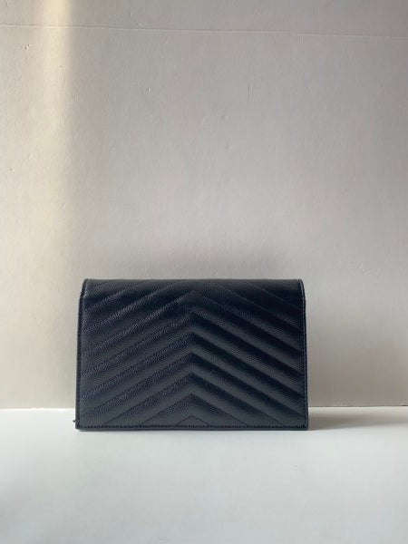 YSL Black Envelope WOC-Wallet Chain-YSL-The Closet Egypt