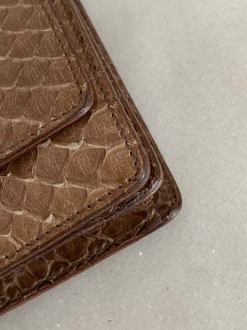 Gucci Brown Python Hobo Bag-handbag-Gucci-The Closet Egypt