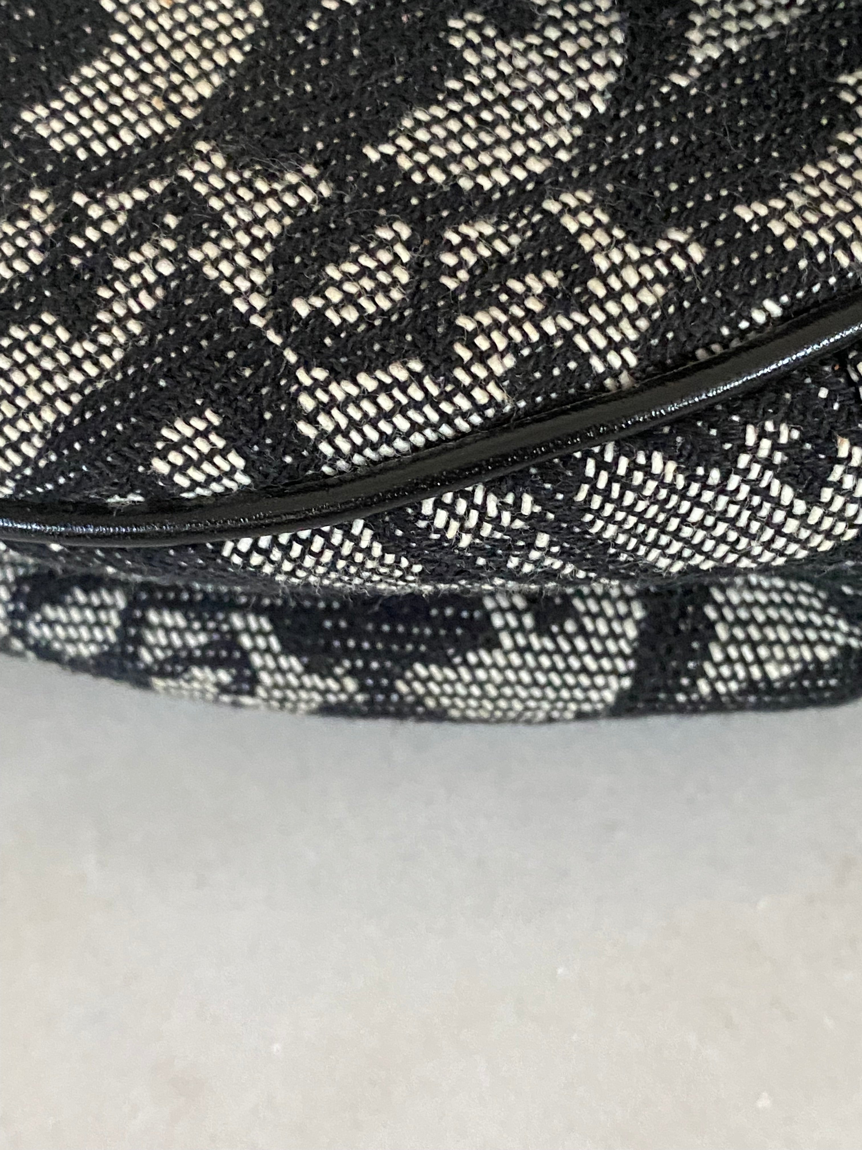 Christian Dior Black Oblique Saddle Bag-handbag-Christian Dior-The Closet Egypt