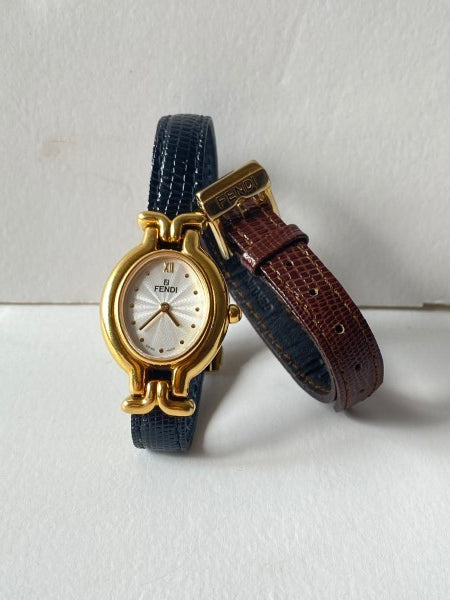 Fendi Vintage Gold Watch-Watch-Fendi-The Closet Egypt