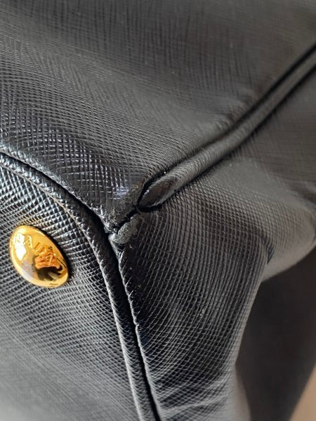 Prada Black Saffiano Galleria Large Tote Bag-handbag-Prada-The Closet Egypt