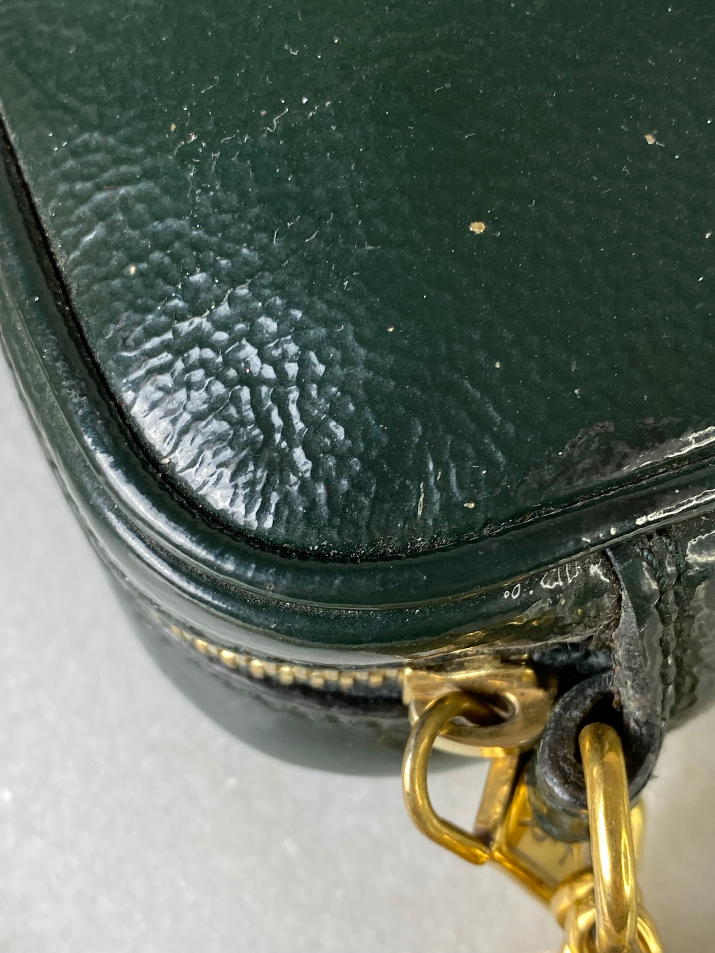 YSL Green Belle De Jour Chain Pouch-Pouch-YSL-The Closet Egypt