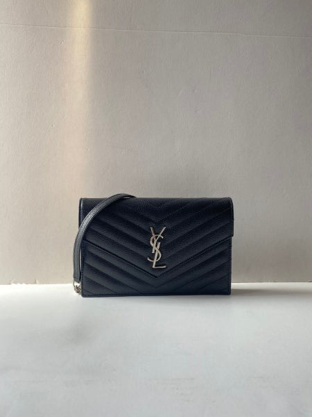 YSL Black Envelope WOC-Wallet Chain-YSL-The Closet Egypt