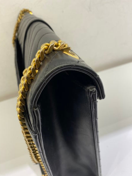 YSL Black Envelope Large Bag-handbag-YSL-The Closet Egypt