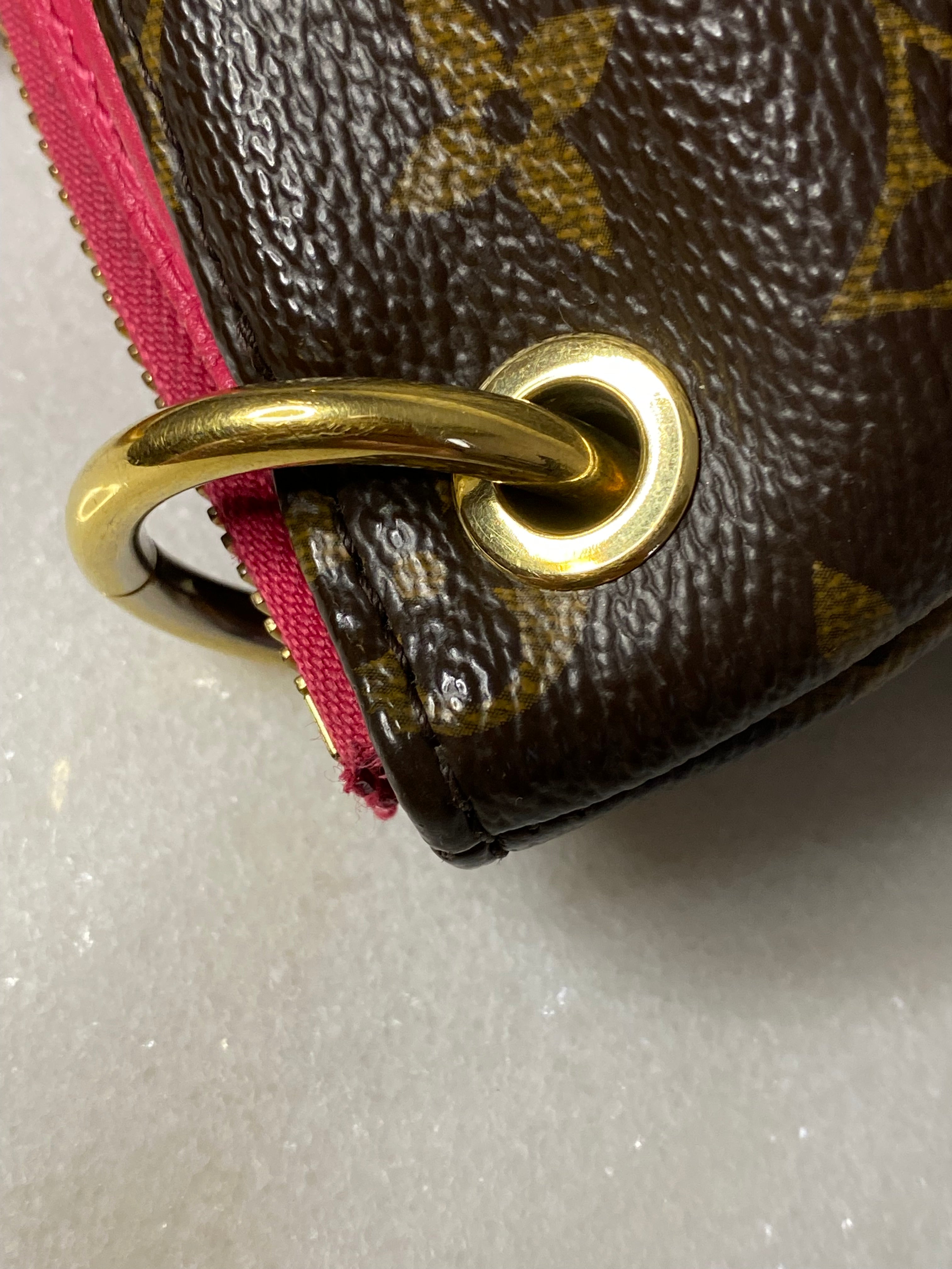 Louis Vuitton Monogram Red Pallas 2 Way Tote Bag W/ Strap-handbag-Louis Vuitton-The Closet Egypt