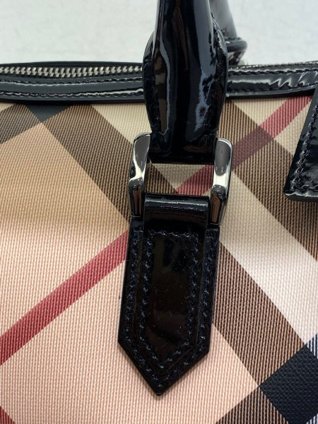 Burberry Haymarket Black Boston Bag-handbag-Burberry-The Closet Egypt