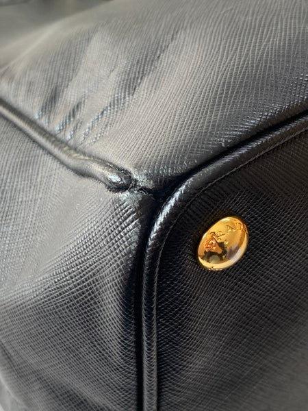 Prada Black Saffiano Galleria Large Tote Bag-handbag-Prada-The Closet Egypt