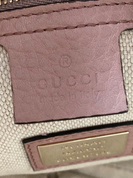 Gucci Pink Camera Soho Neiman Exclusion Double Chain Shoulder Bag-handbag-Gucci-The Closet Egypt