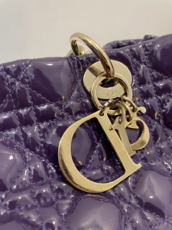 Christian Dior Soft Purple Lady Dior Large Bag-handbag-Christian Dior-The Closet Egypt