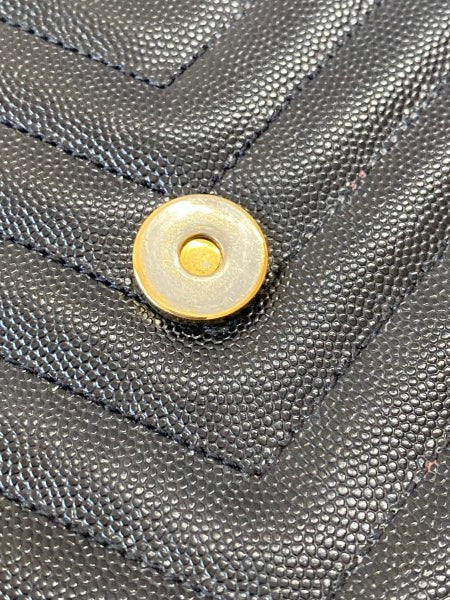 YSL Black Monogram Satchel Shoulder Bag-handbag-YSL-The Closet Egypt