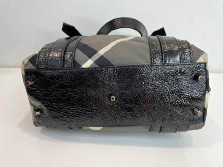 Burberry Black Beat Check Shoulder Bag-handbag-Burberry-The Closet Egypt