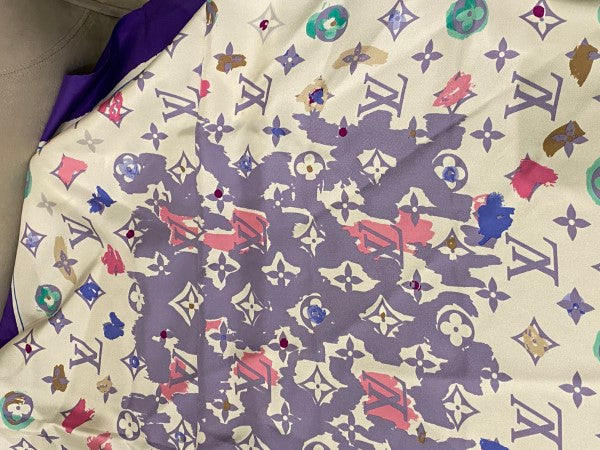 Louis Vuitton Bicolor Monogram Square Scarf-Scarf-Louis Vuitton-The Closet Egypt
