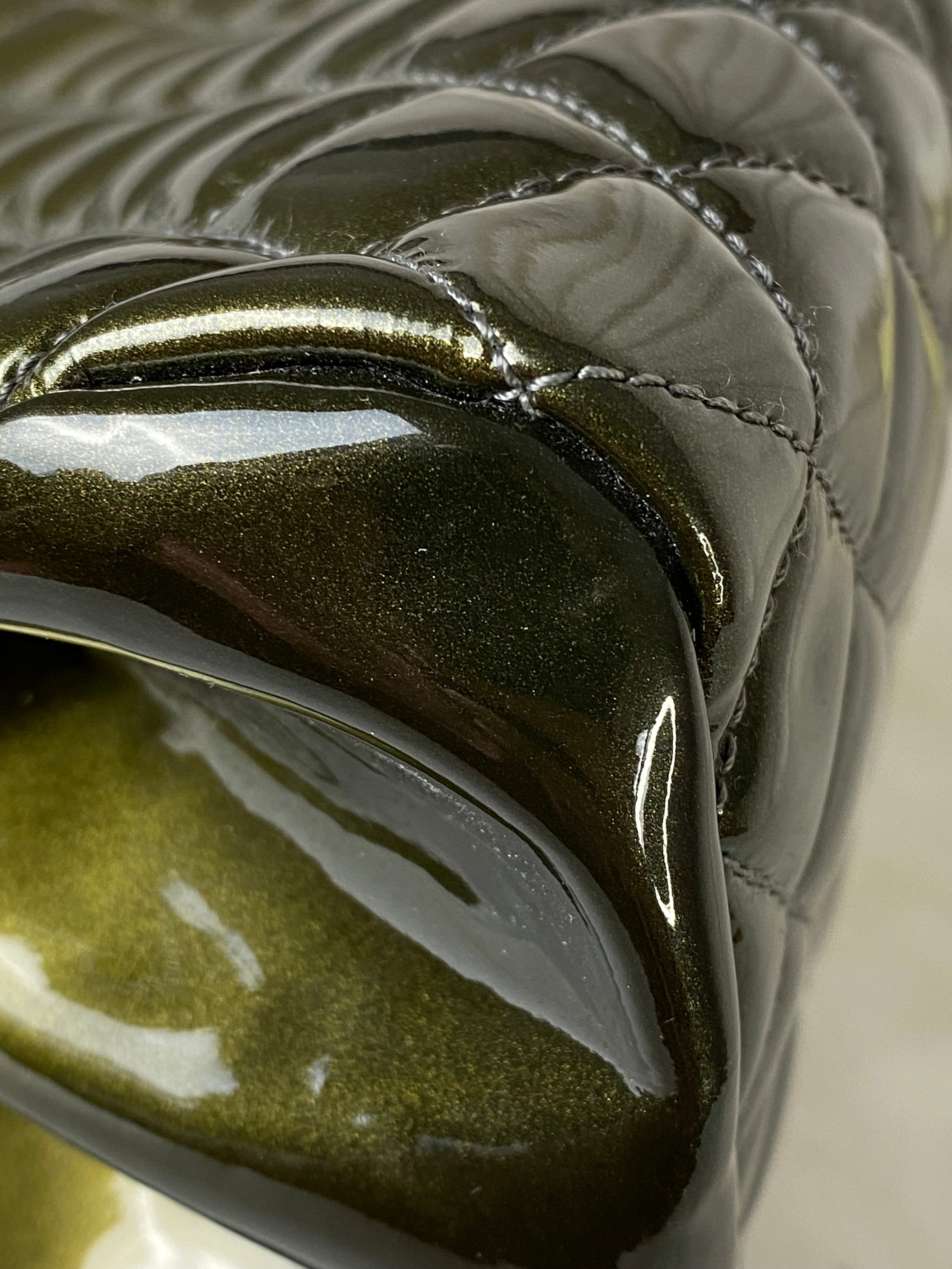 Chanel Olive Just Mademoiselle Bowling Ombre Bag-handbag-Chanel-The Closet Egypt