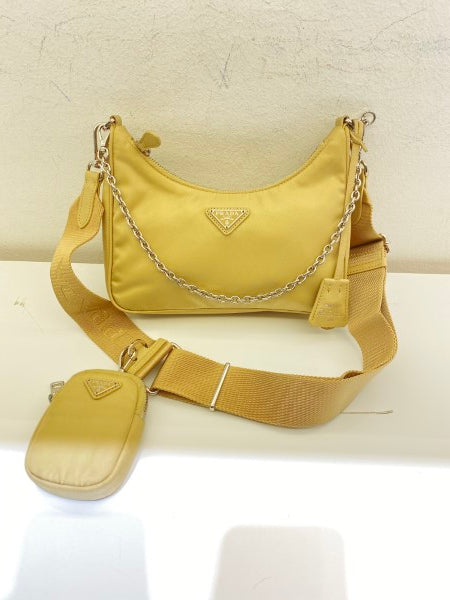 Prada Beige Re-Edition Multi Pochette Bag-handbag-Prada-The Closet Egypt