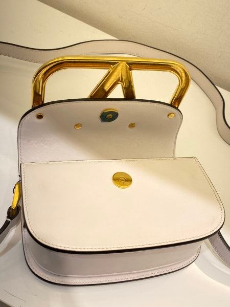 Valentino Off White Super V Crossbody Bag-handbag-Valentino-The Closet Egypt