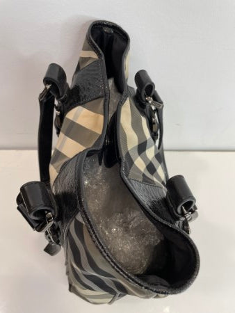 Burberry Black Beat Check Shoulder Bag-handbag-Burberry-The Closet Egypt