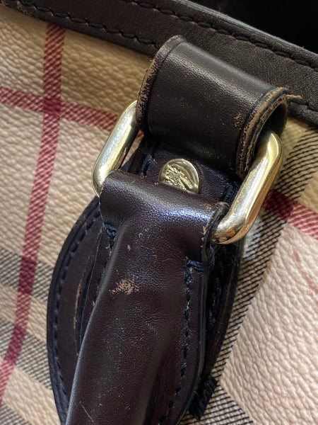 Burberry Brown Haymarket Shoulder Bag-handbag-Burberry-The Closet Egypt