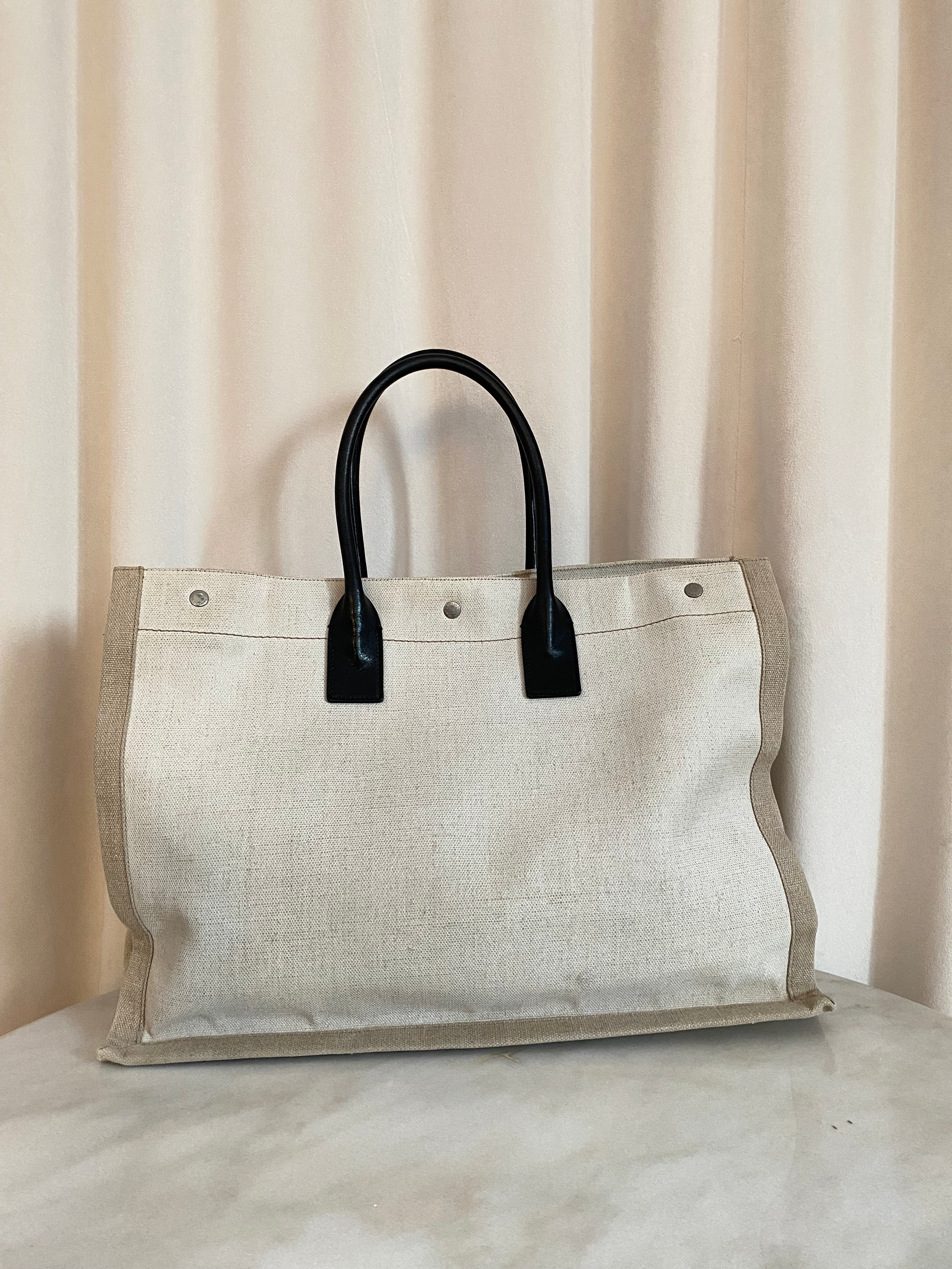 YSL Tricolor Rive Gauche Tote Large Bag-handbag-YSL-The Closet Egypt