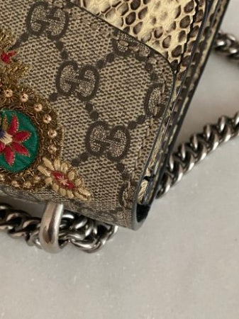 Gucci Ebony GG Python Dionysus Supreme Elephant Lte. Ed. Bag-handbag-Gucci-The Closet Egypt