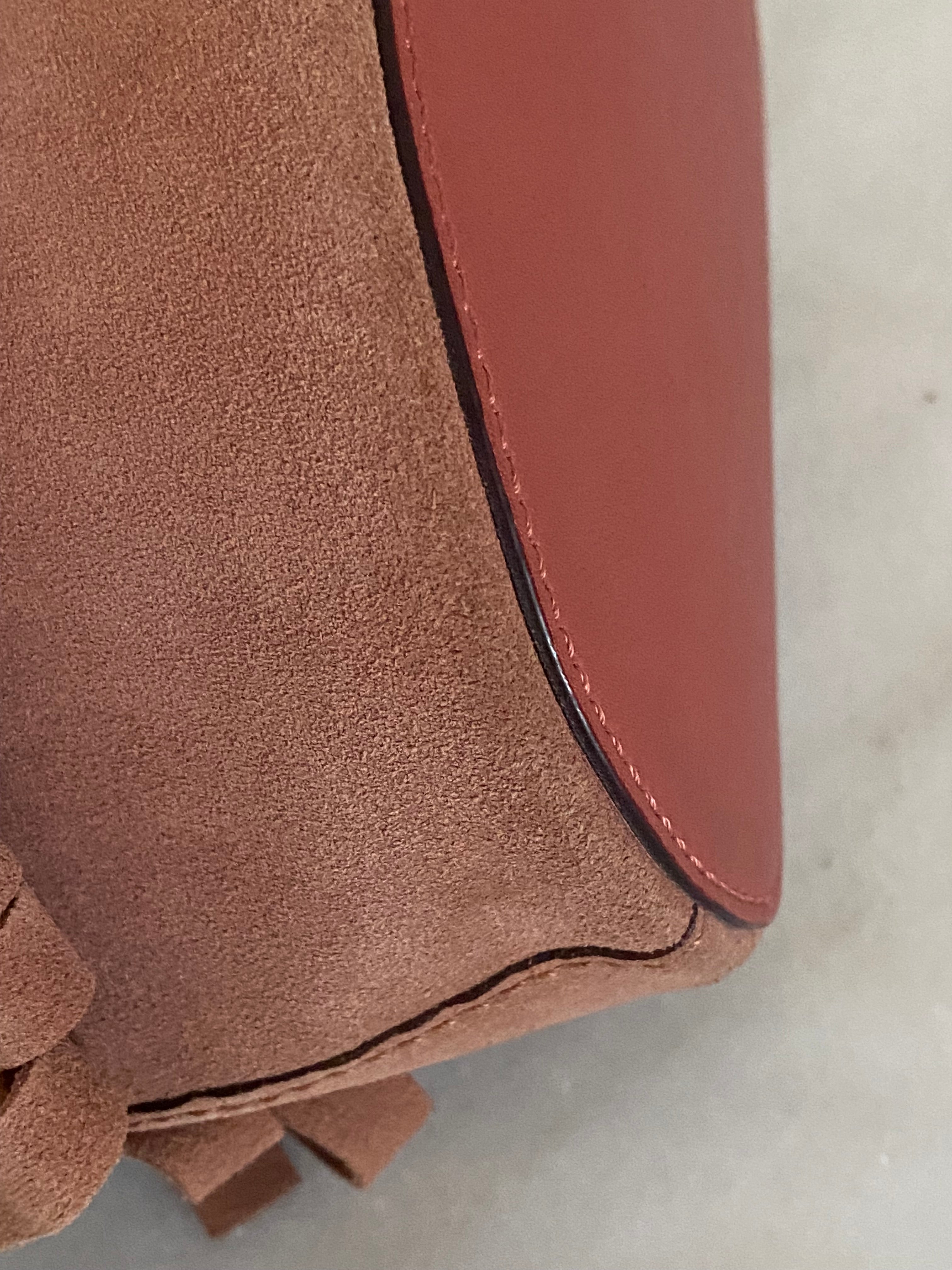 Burberry Pink Mini Bucket Crossbody Bag-handbag-Burberry-The Closet Egypt