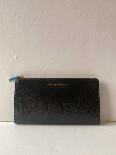 Burberry Black Long Wallet-wallet-Burberry-The Closet Egypt