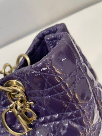 Christian Dior Soft Purple Lady Dior Large Bag-handbag-Christian Dior-The Closet Egypt