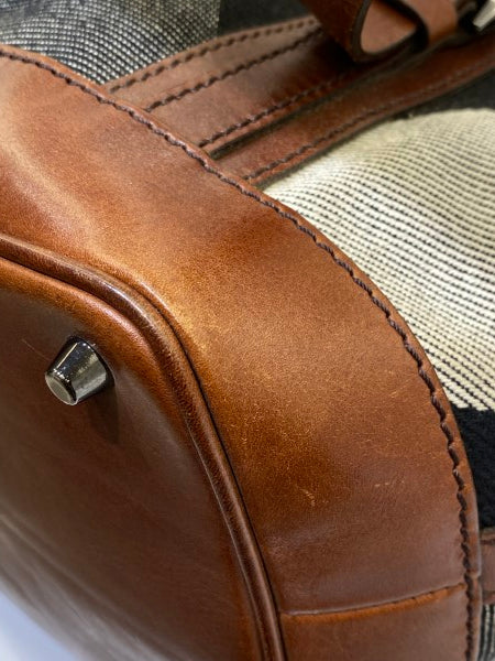 Burberry Brown Bridle House Check Bag-handbag-Burberry-The Closet Egypt