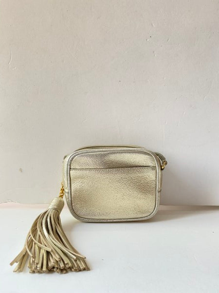 YSL Metallic Monogram Blogger Bag-handbag-YSL-The Closet Egypt